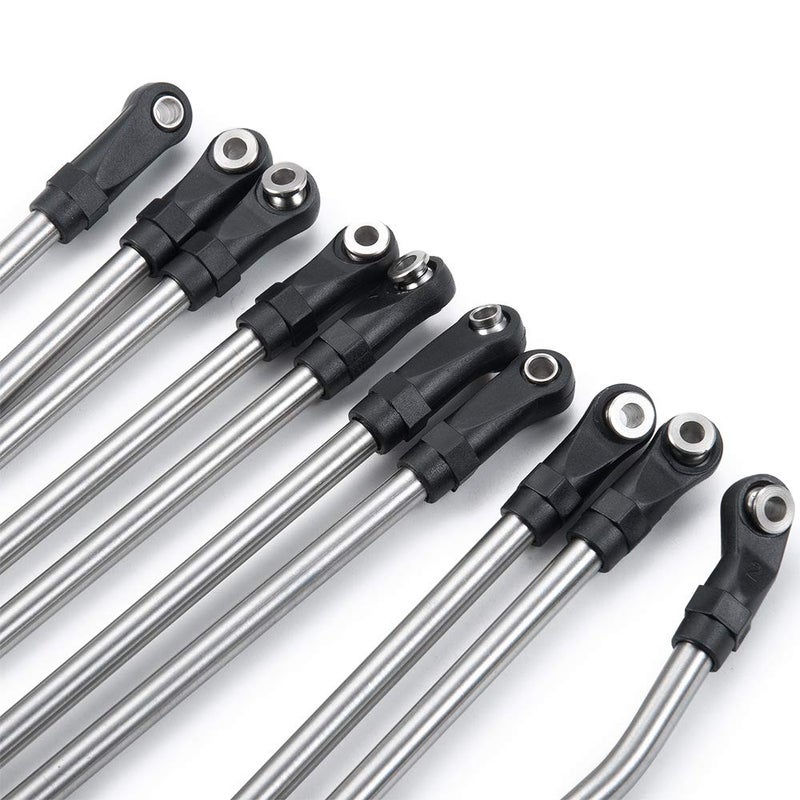 RCLions Stainless Steel Link Rod Linkage 313mm Wheelbase for Axial SCX10 II 90046 1/10 Crawler Car Upgrade Parts - Image 5